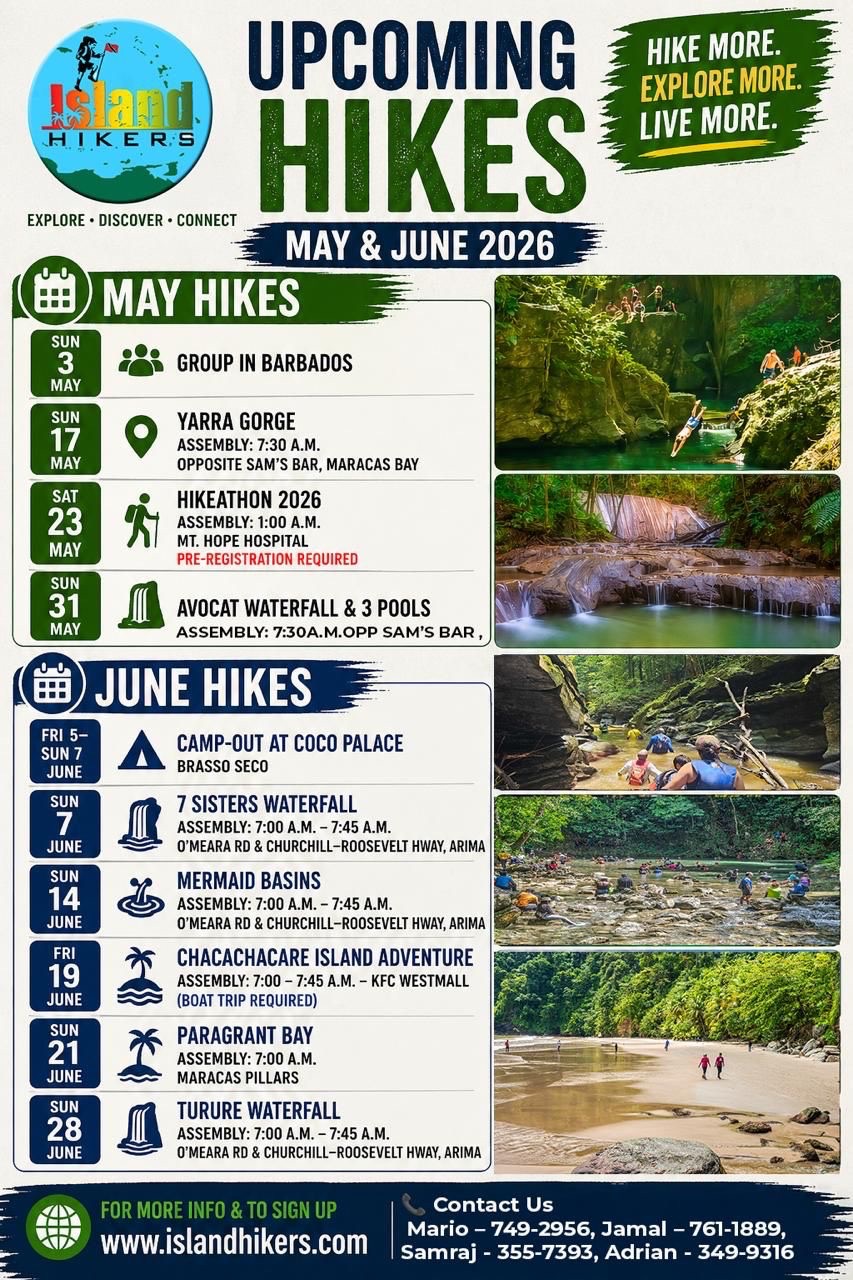 Upcoming hike flyer