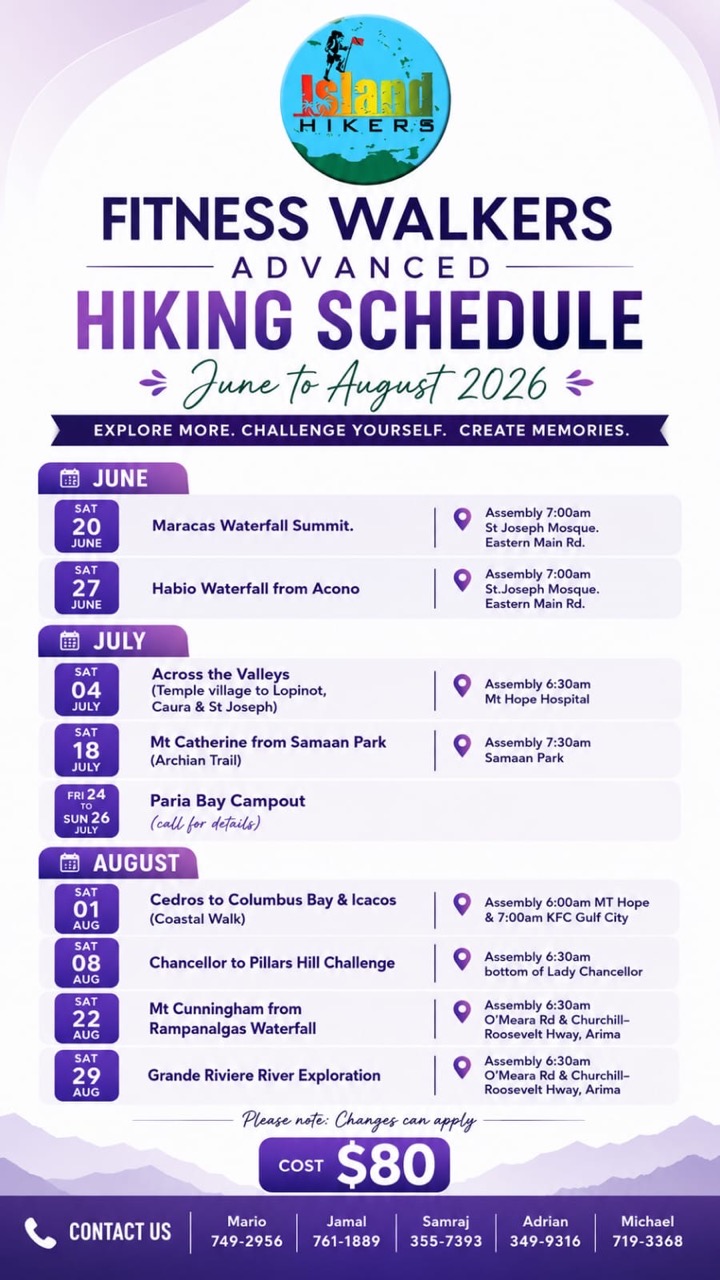 Upcoming hike flyer