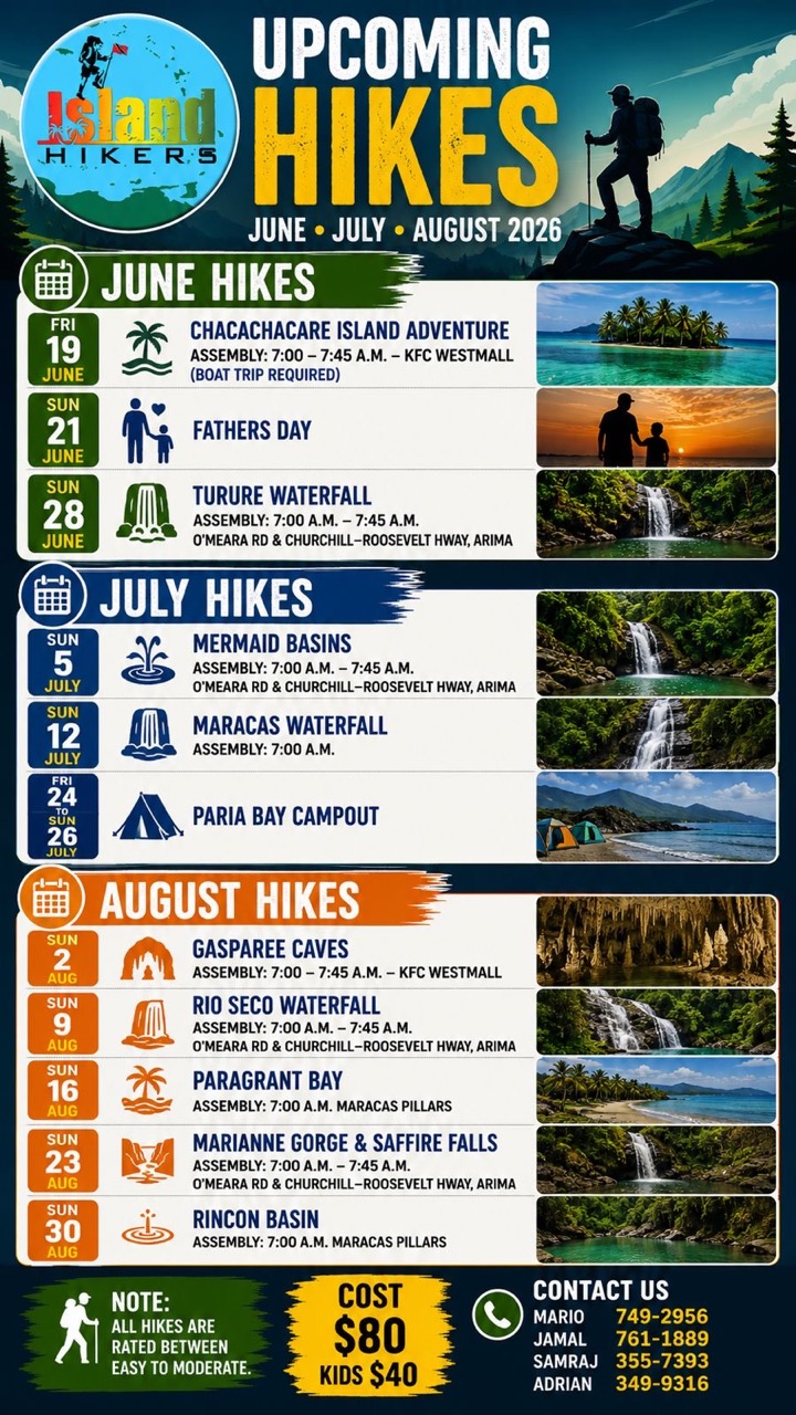 Upcoming hike flyer
